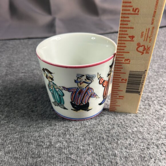 Vintage lefton “gay old blades” barber shop quartet hand painted coffee cup/mug‎ - Picture 2 of 10